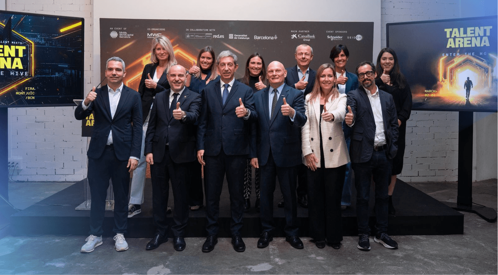 Foto de familia Talent Arena